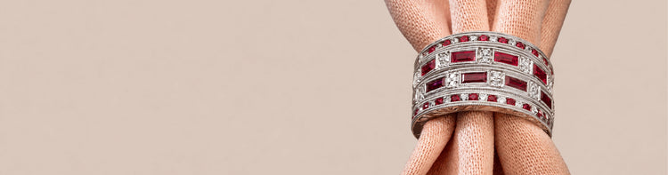 Ruby Wedding Bands