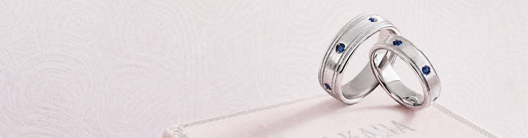 Blue Sapphire Wedding Bands