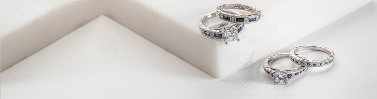 Colored Gemstone Engagement Rings