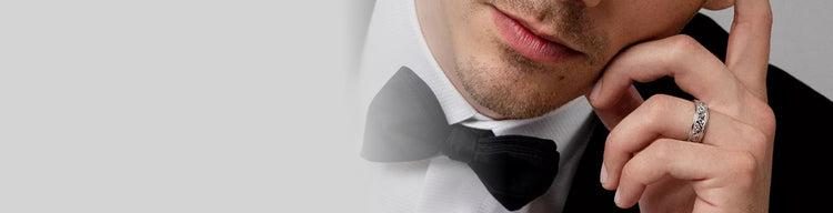 Mens Hand Engraved Bands