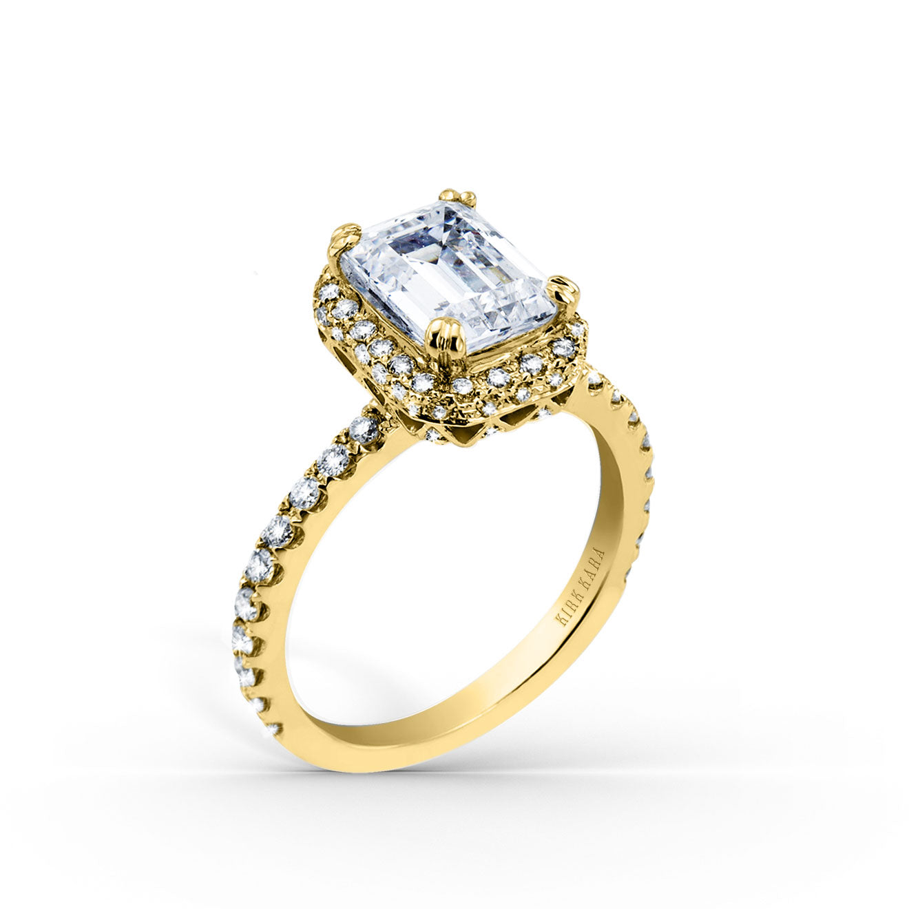 Elegant Halo Diamond Engagement Ring