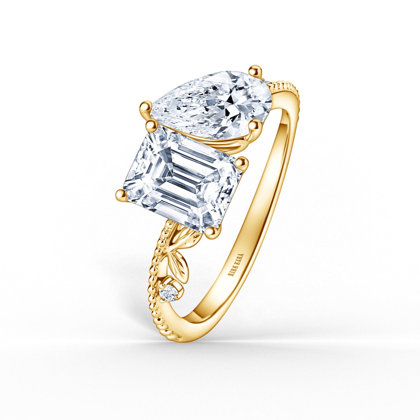 Floral Moi et Toi Diamond Engagement Ring