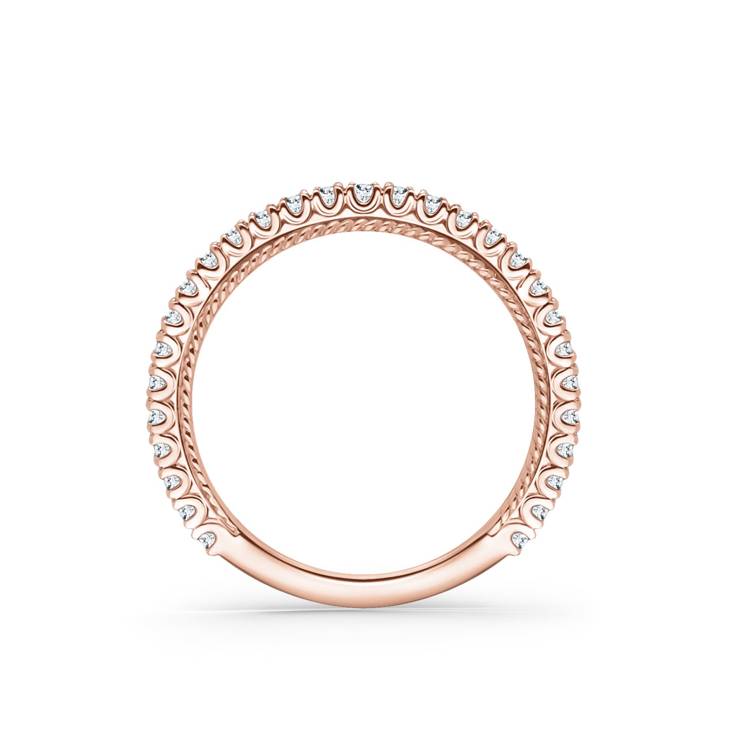 Rope Timeless Diamond Wedding Band