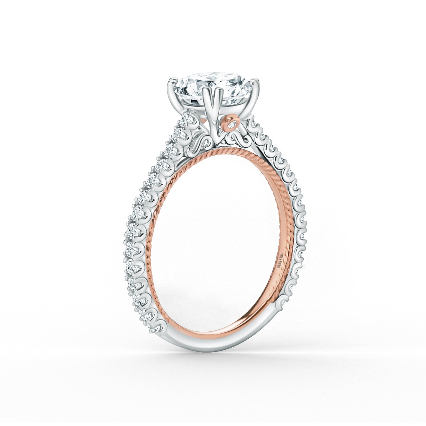 Rope Timeless Diamond Engagement Ring