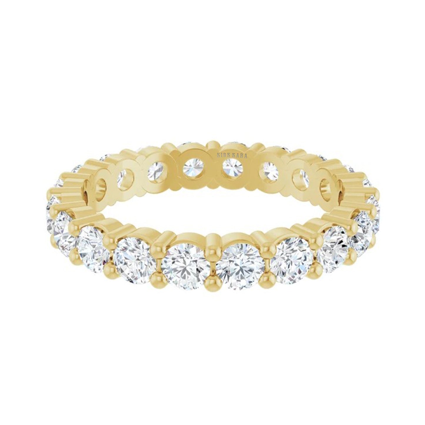 Classic 2 ctw Round Shared Prong Eternity Band