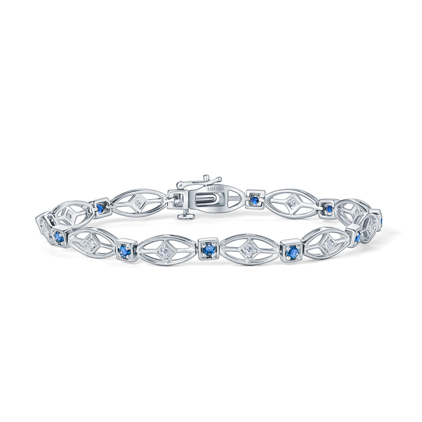 Art Deco Diamond & Sapphire Bracelet