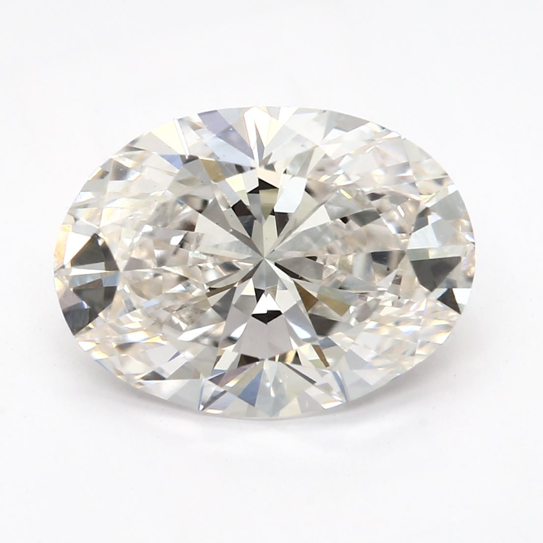 2.08 Carat Oval IGI Labgrown Diamond, With Certificate ID LG12867817