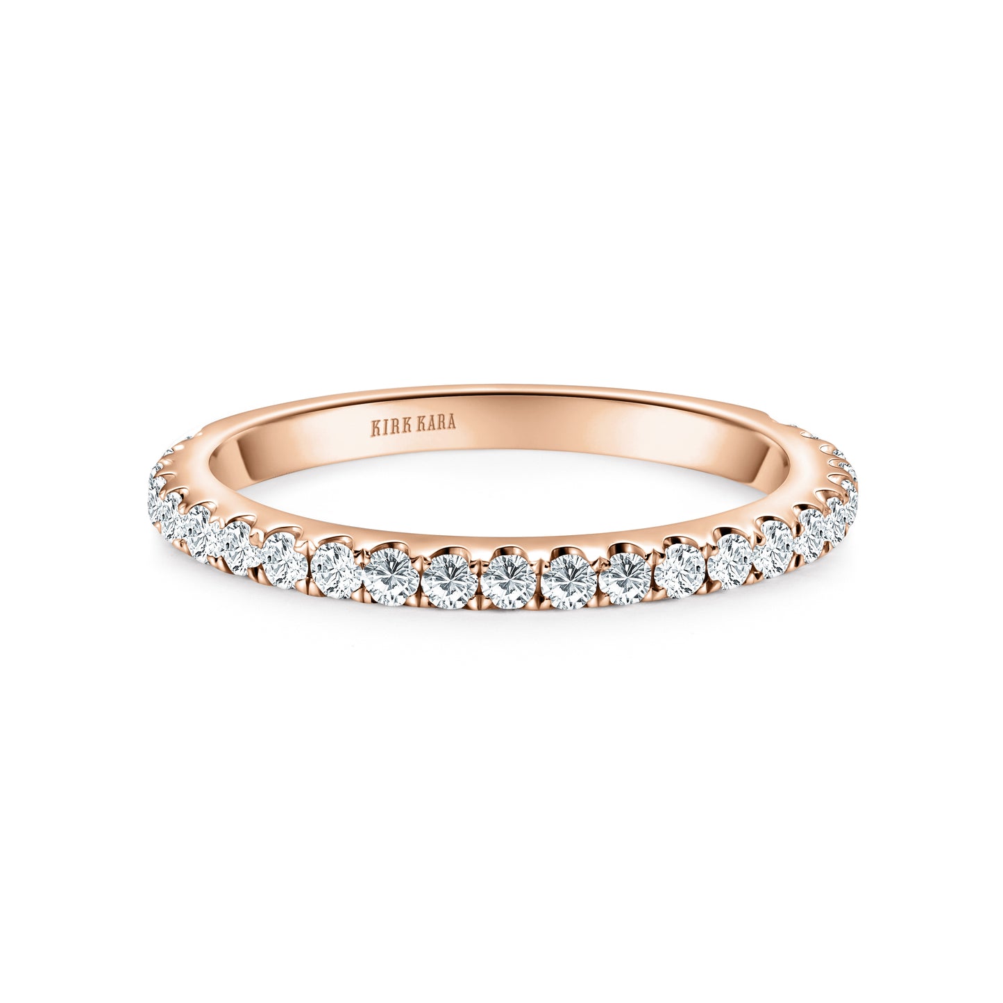 Stackable Elegant Modern Diamond Wedding Band