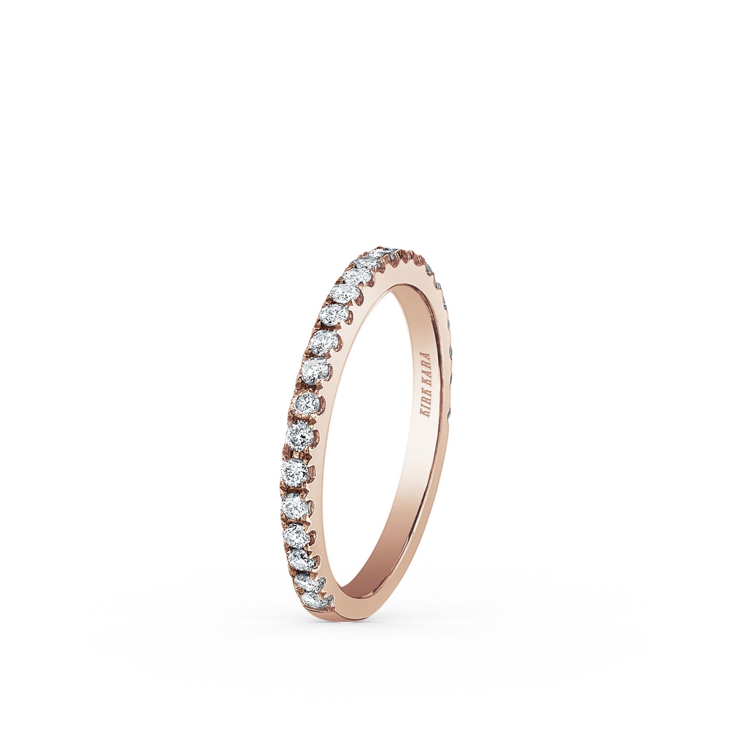 Stackable Elegant Modern Diamond Wedding Band