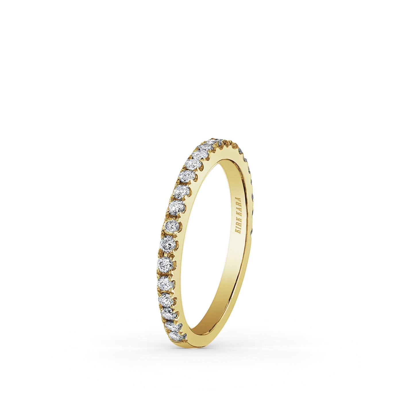 Stackable Elegant Modern Diamond Wedding Band