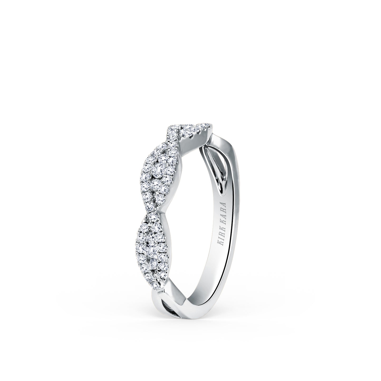 Classic Twist Channel Diamond Wedding Band