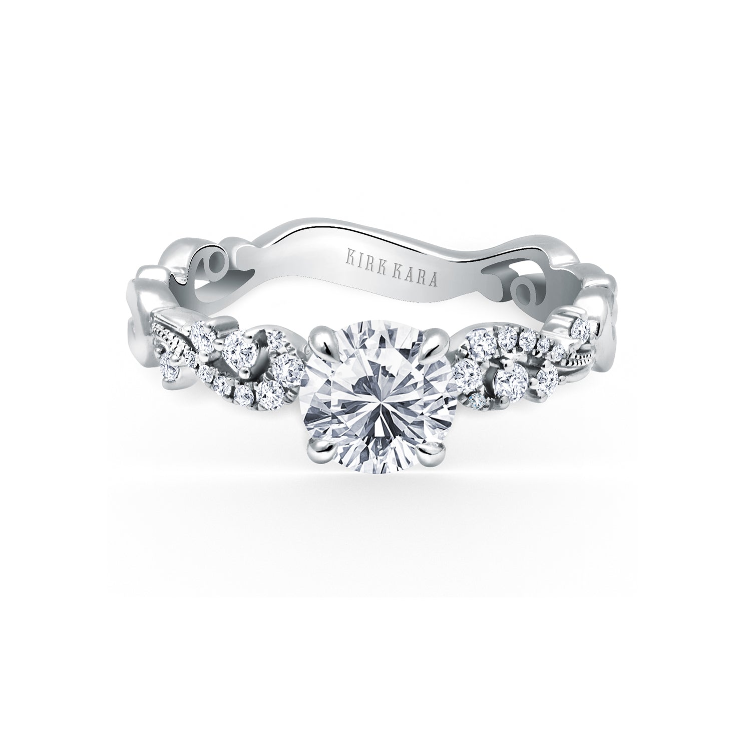 Artisan Crown Diamond Engagement Ring