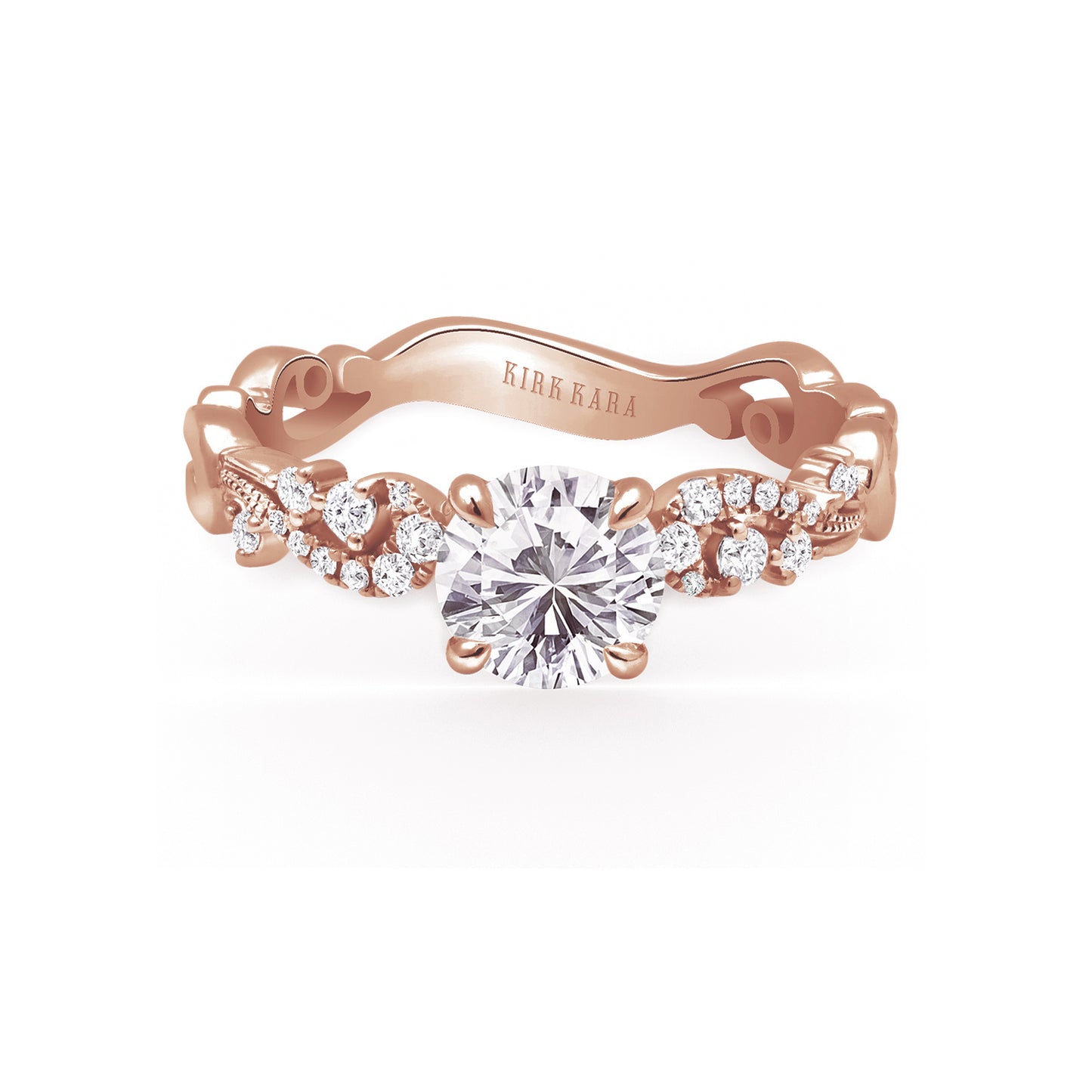 Artisan Crown Diamond Engagement Ring