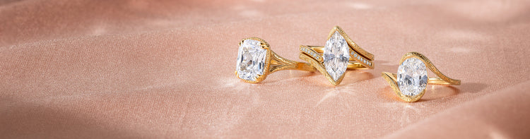 Bezel-Set Engagement Rings