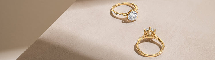 Petal Crown Engagement Rings