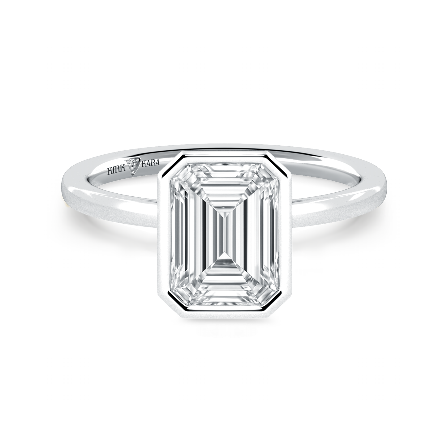 Classic Bezel Solitaire Engagement Ring