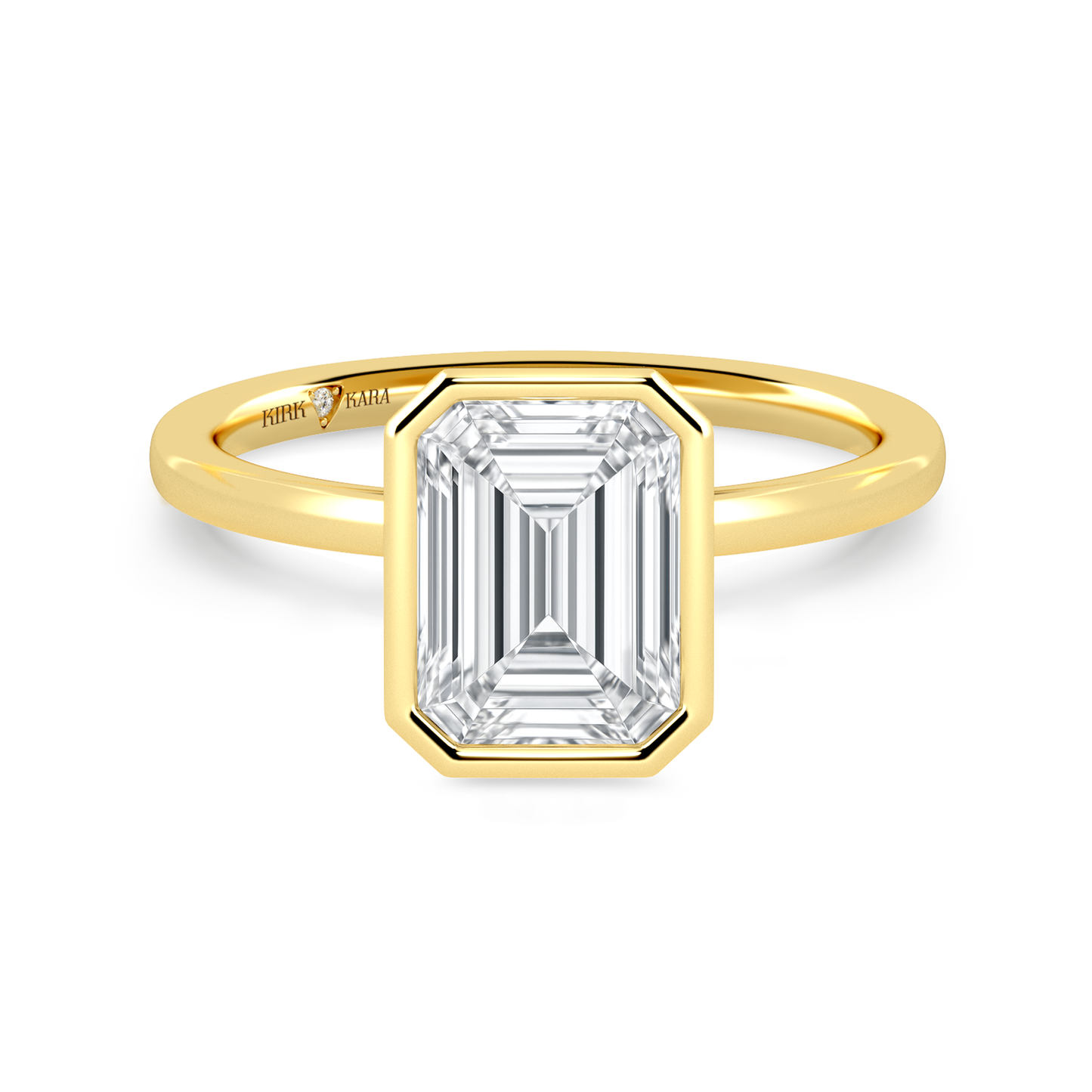 Classic Bezel Solitaire Engagement Ring