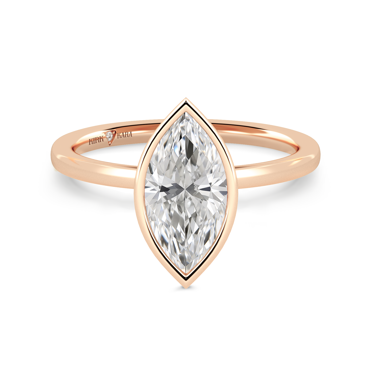 Classic Bezel Solitaire Engagement Ring