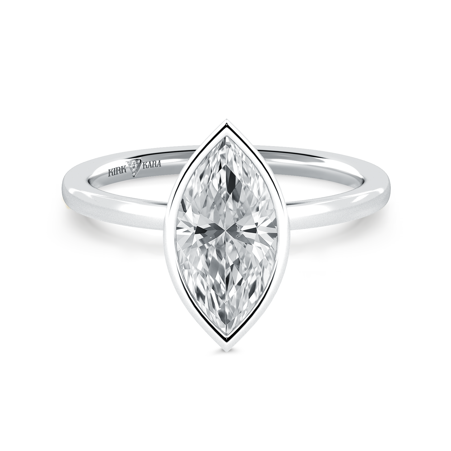 Classic Bezel Solitaire Engagement Ring