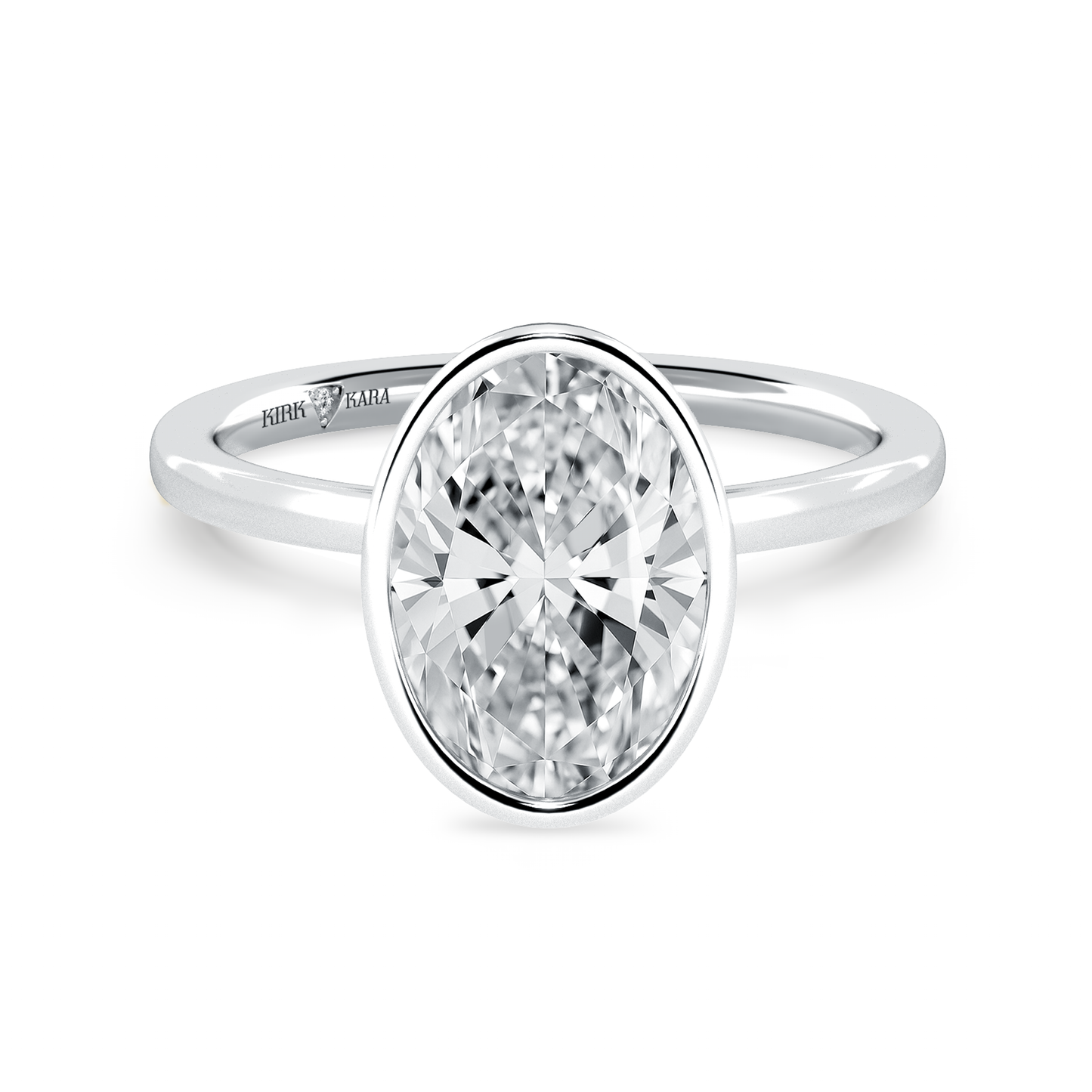 Classic Bezel Solitaire Engagement Ring