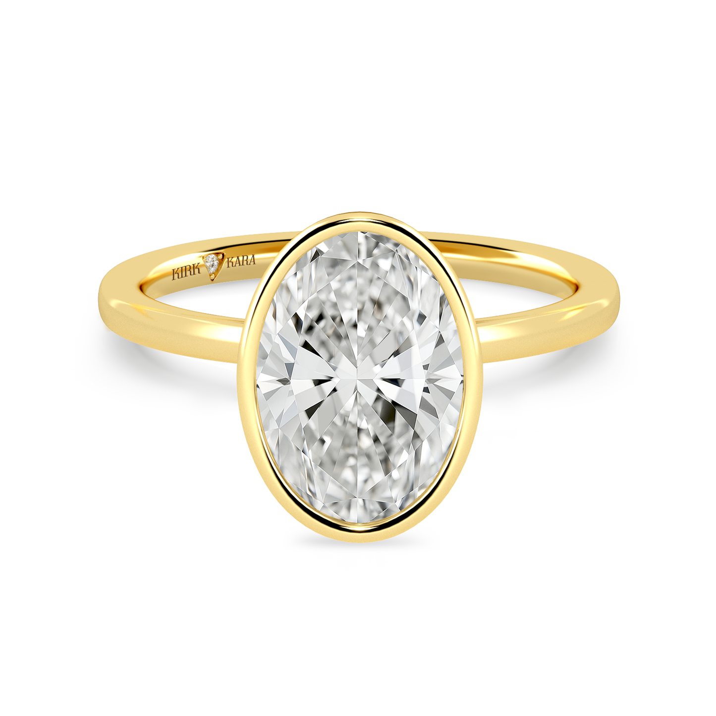 Classic Bezel Solitaire Engagement Ring