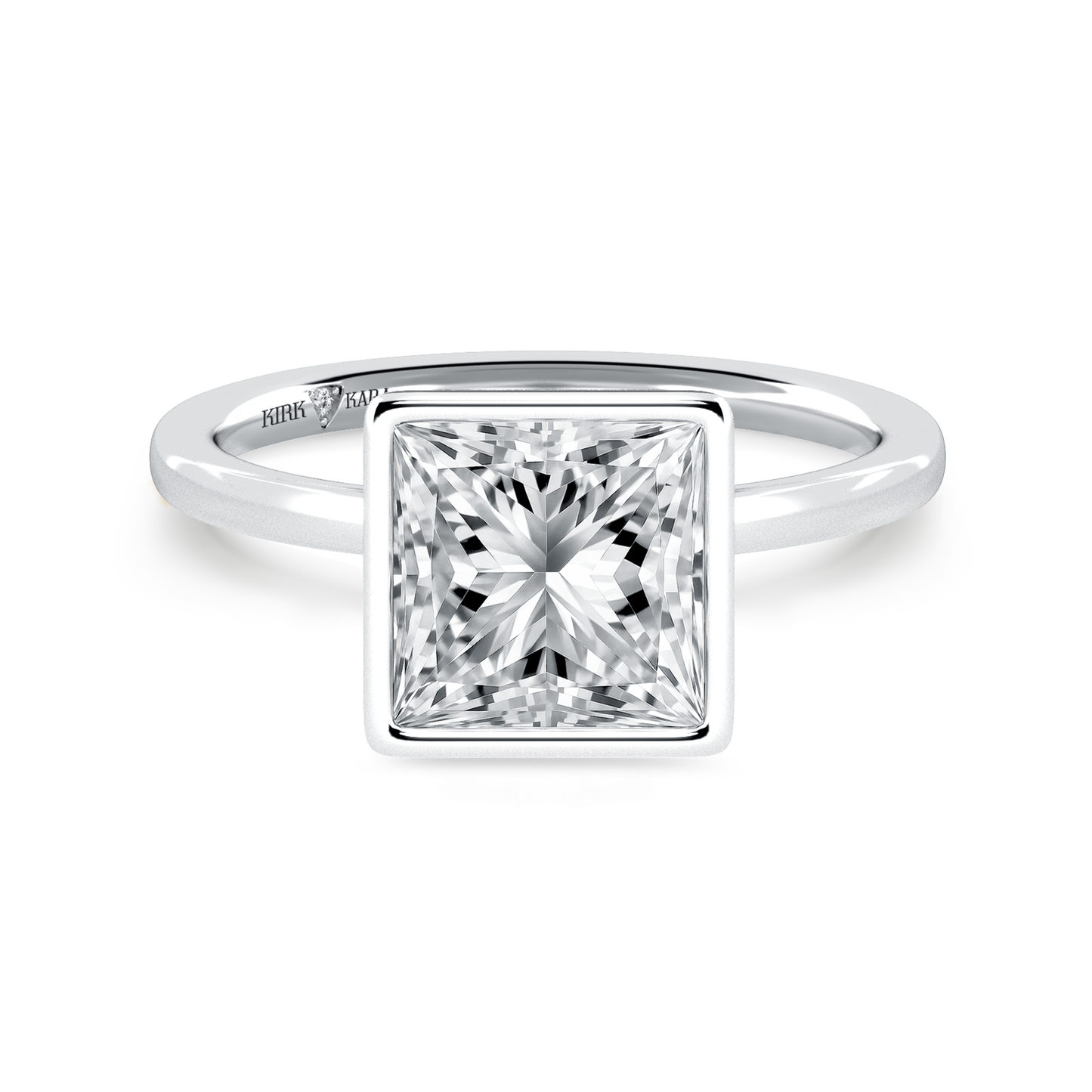 Classic Bezel Solitaire Engagement Ring