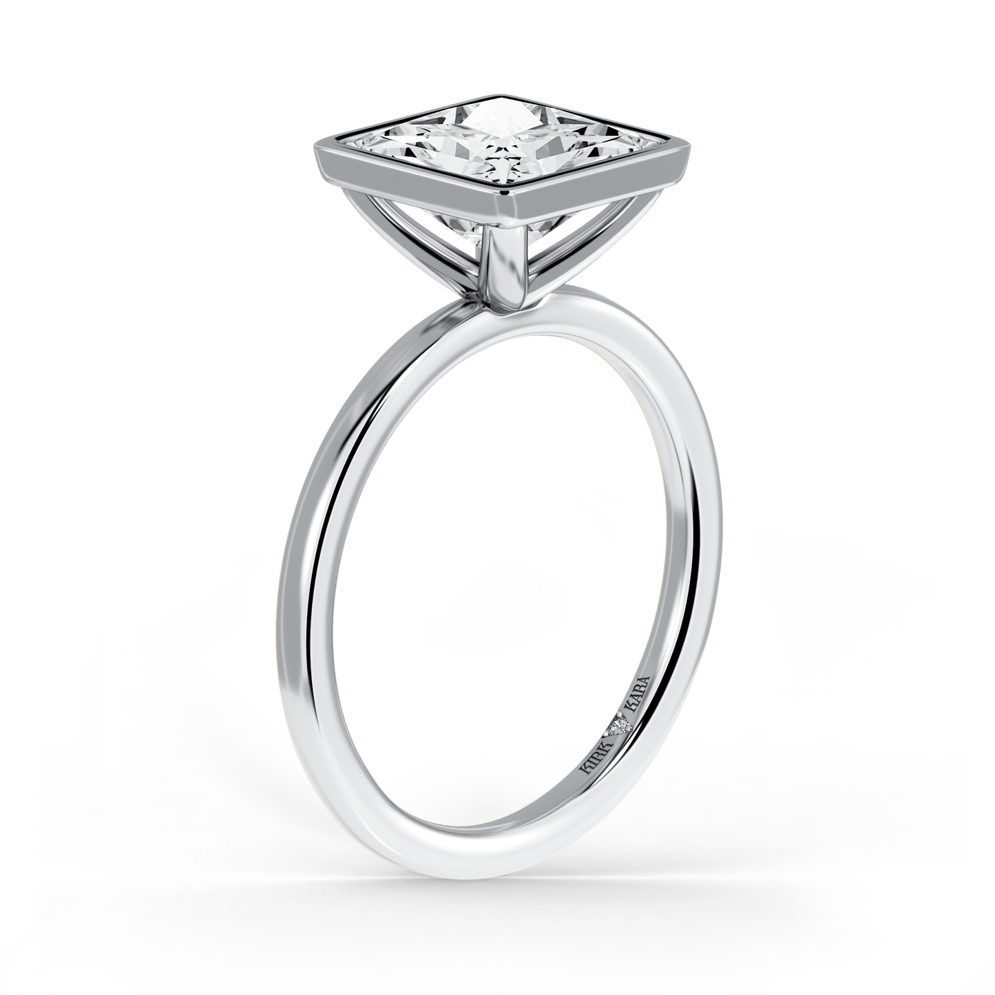 Classic Bezel Solitaire Engagement Ring