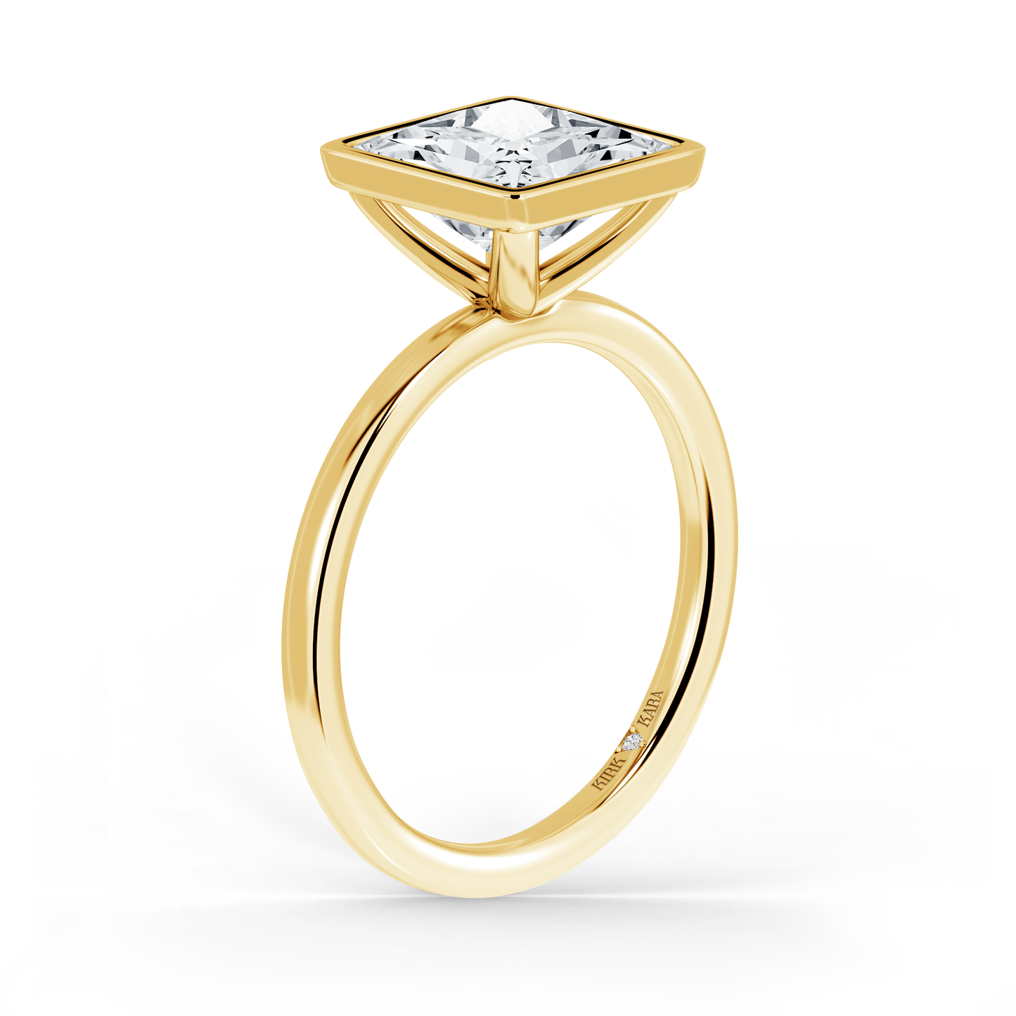Classic Bezel Solitaire Engagement Ring