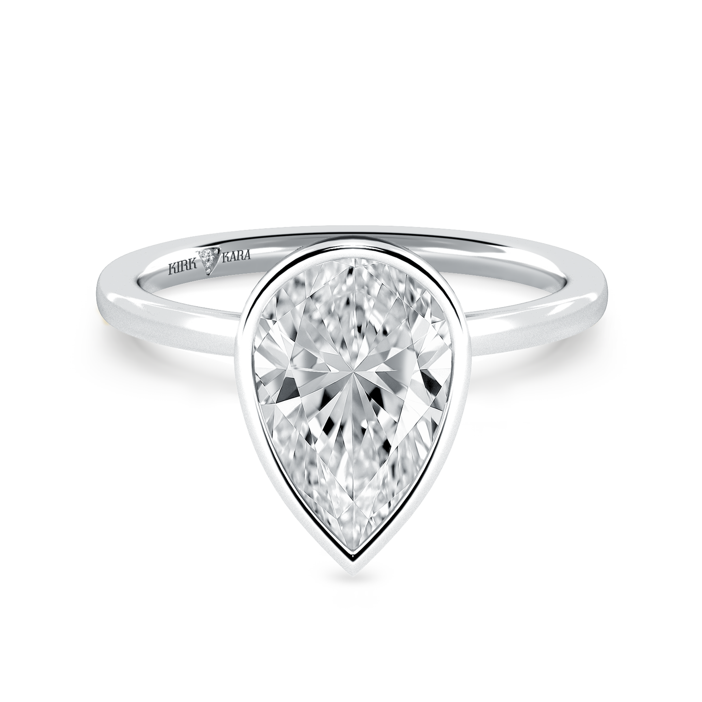 Classic Bezel Solitaire Engagement Ring