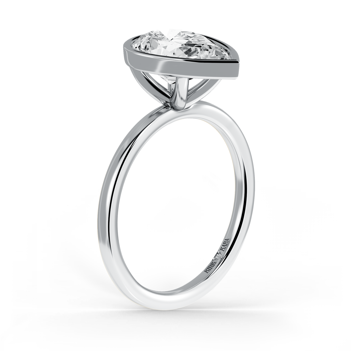 Classic Bezel Solitaire Engagement Ring