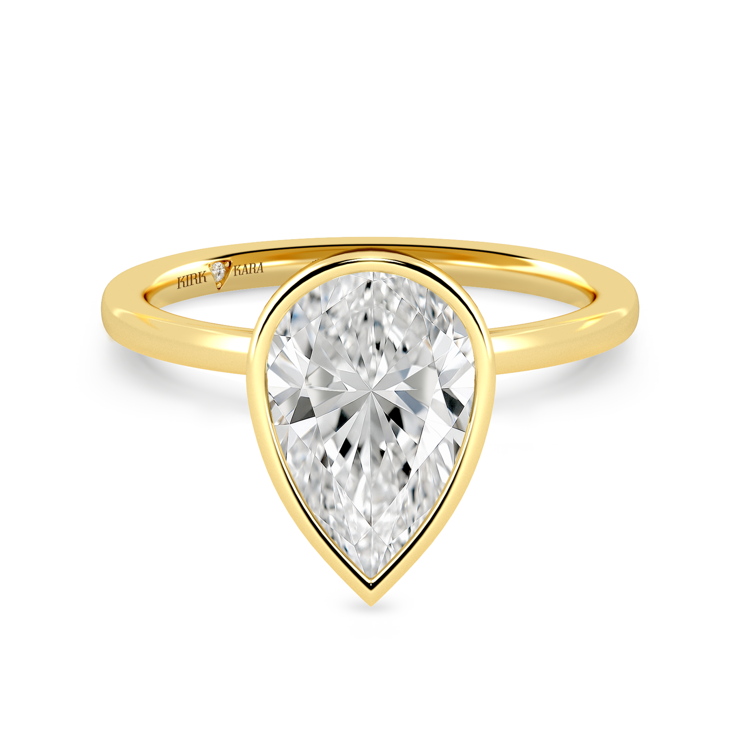 Classic Bezel Solitaire Engagement Ring