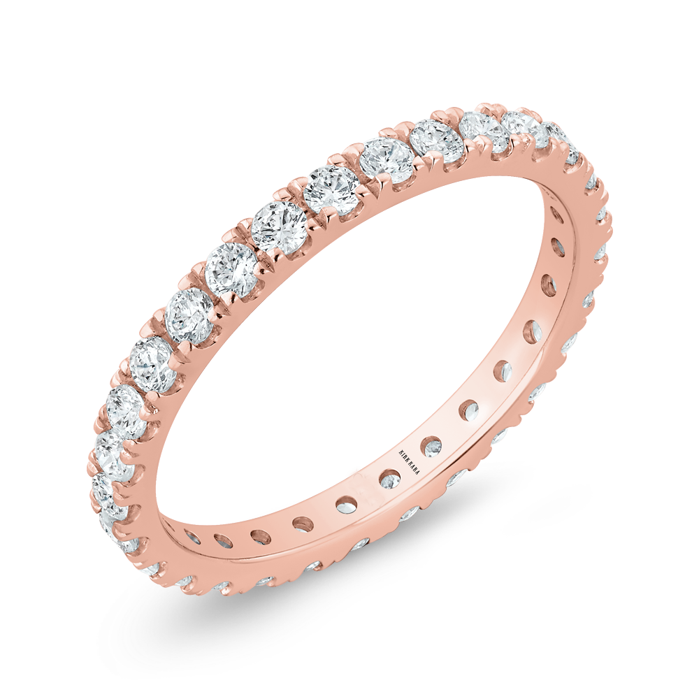 Classic 1 ctw Round Prong Set Eternity Band