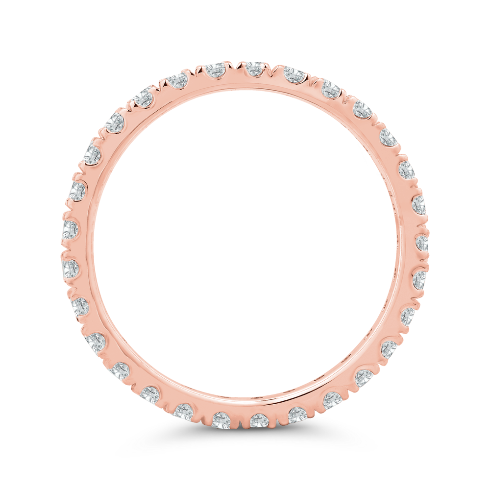 Classic 1 ctw Round Prong Set Eternity Band