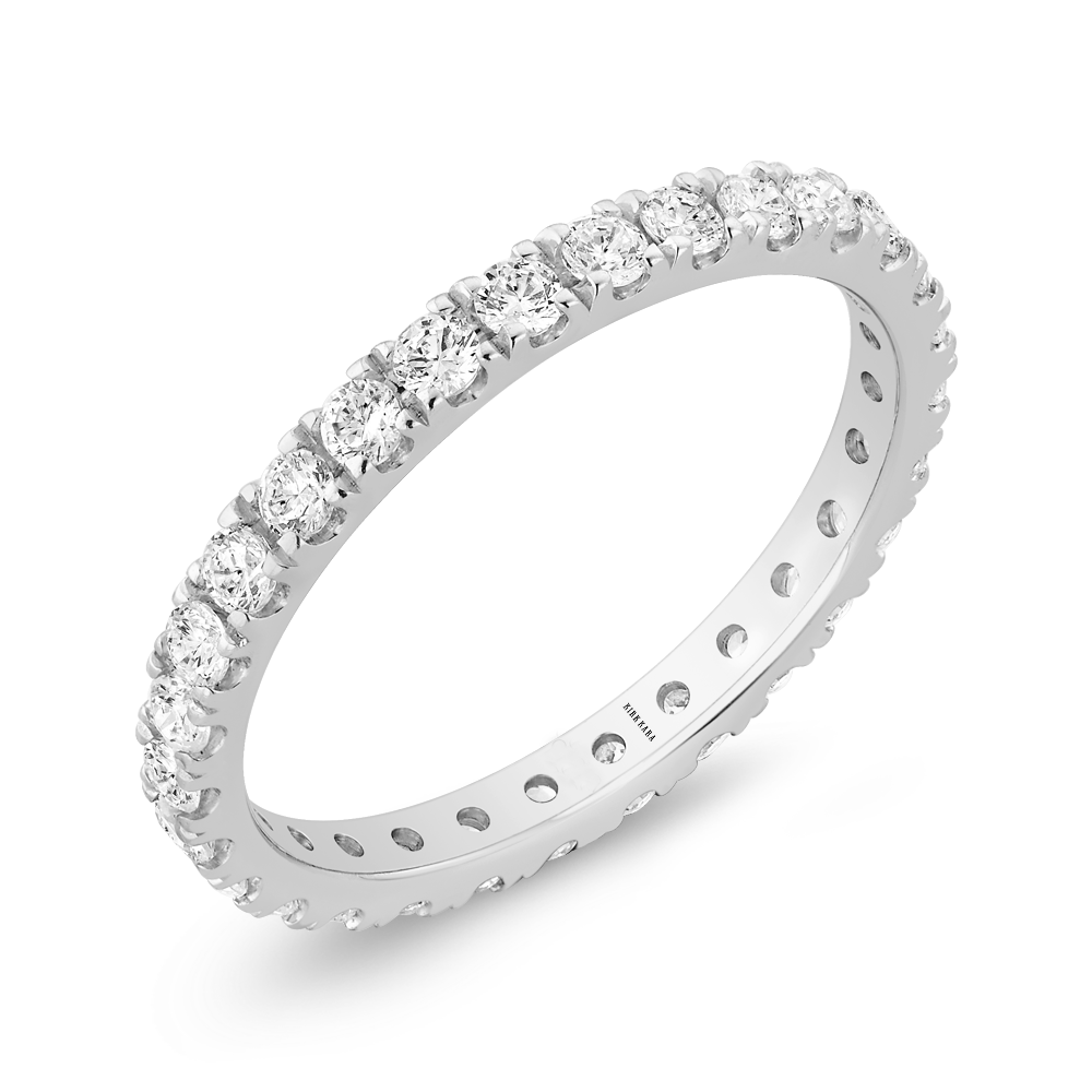 Classic 1 ctw Round Prong Set Eternity Band