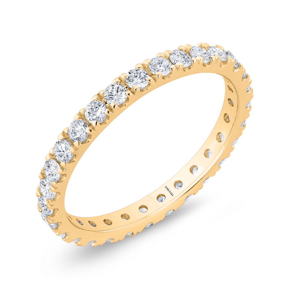 Classic 1 ctw Round Prong Set Eternity Band