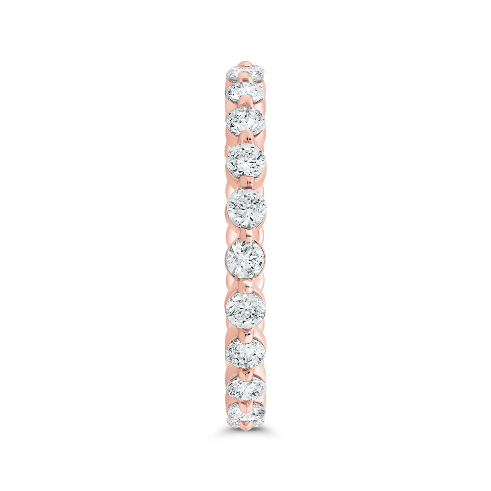 Classic 1 ctw Round Single Shared Prong Eternity Band