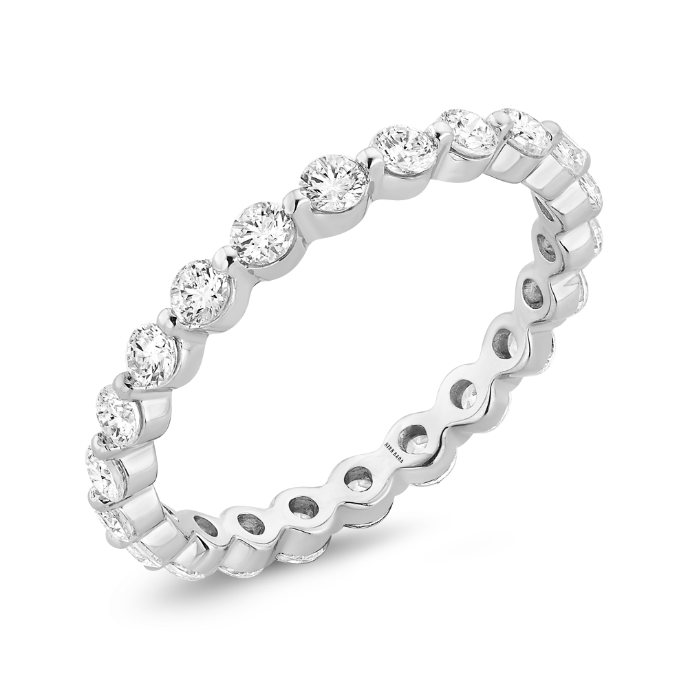 Classic 1 ctw Round Single Shared Prong Eternity Band