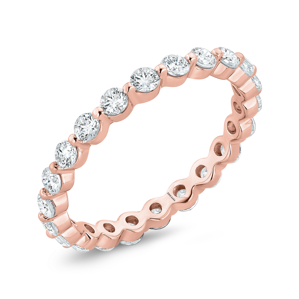 Classic 1 ctw Round Single Shared Prong Eternity Band