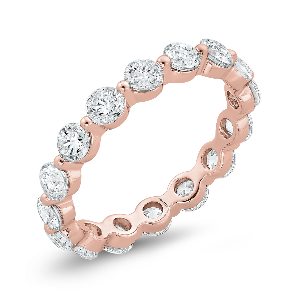 Classic 2 ctw Round Single Shared Prong Eternity Band