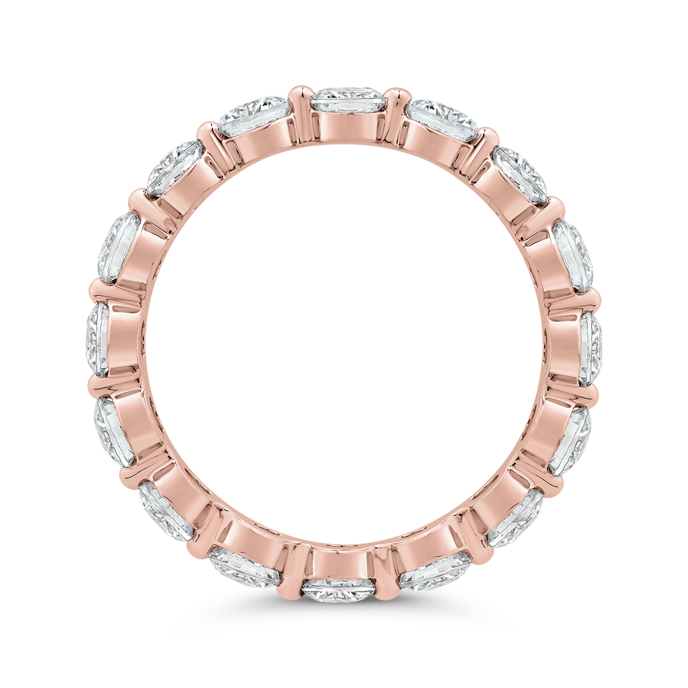 Classic 2 ctw Round Single Shared Prong Eternity Band