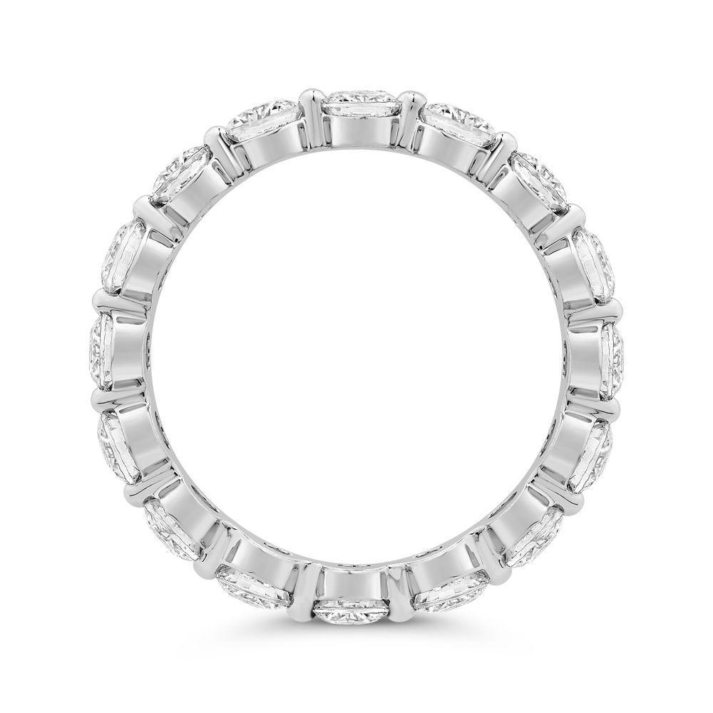 Classic 2 ctw Round Single Shared Prong Eternity Band
