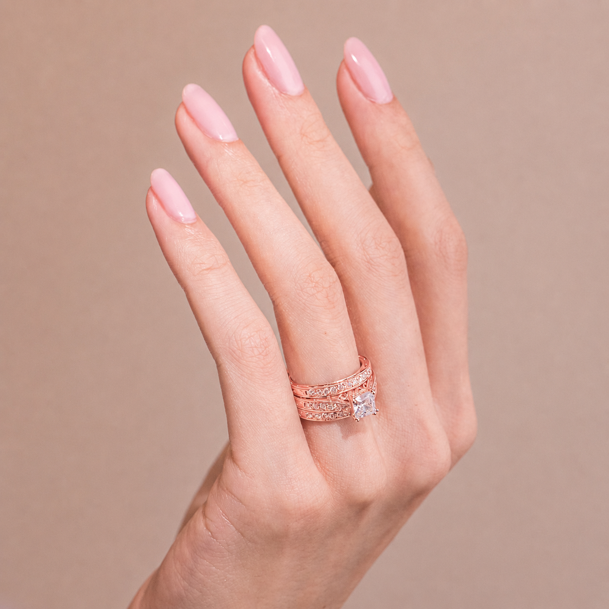 Hand Engraved Vintage Inspired Diamond Solitaire Engagement Ring