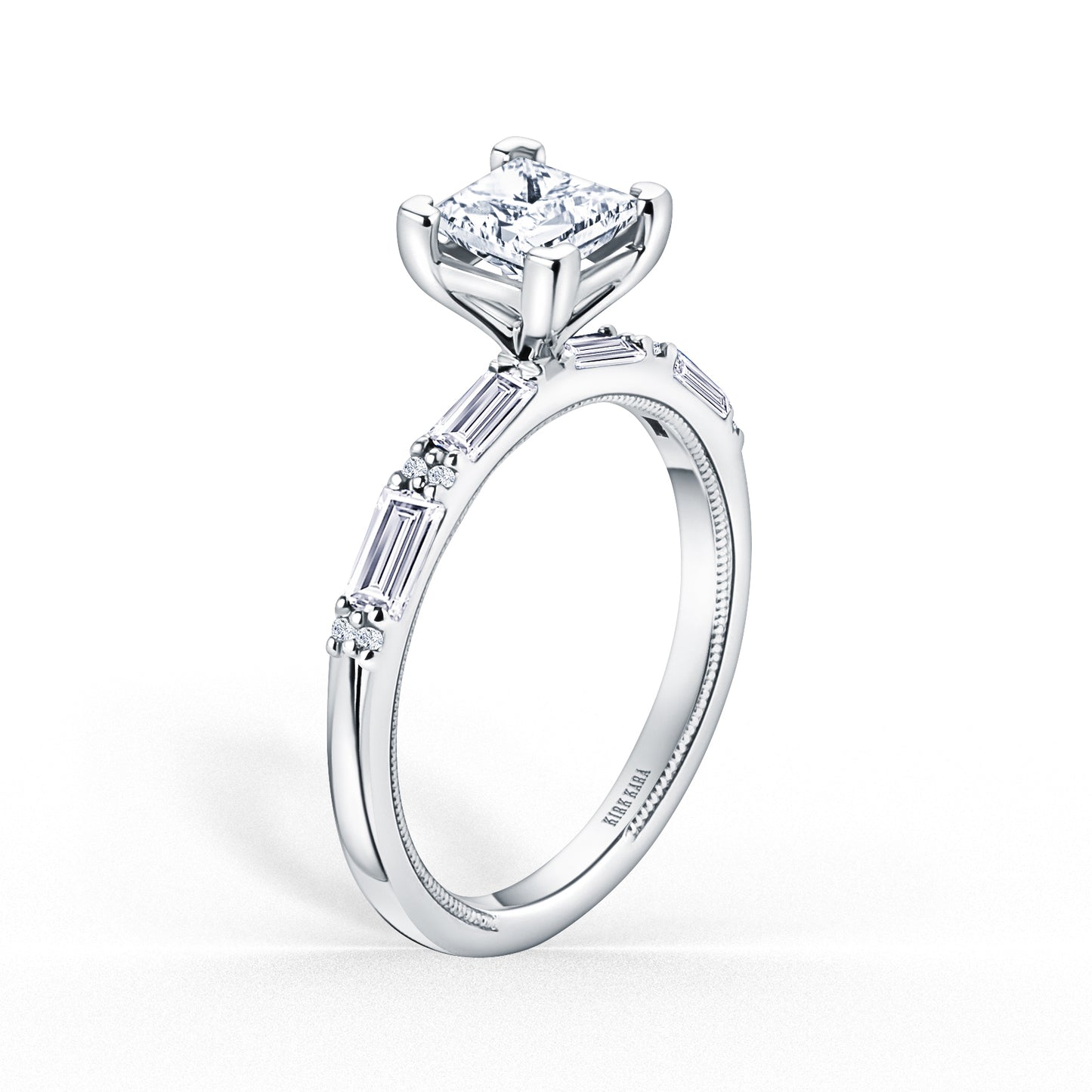 Baguette Diamond Engagement Ring