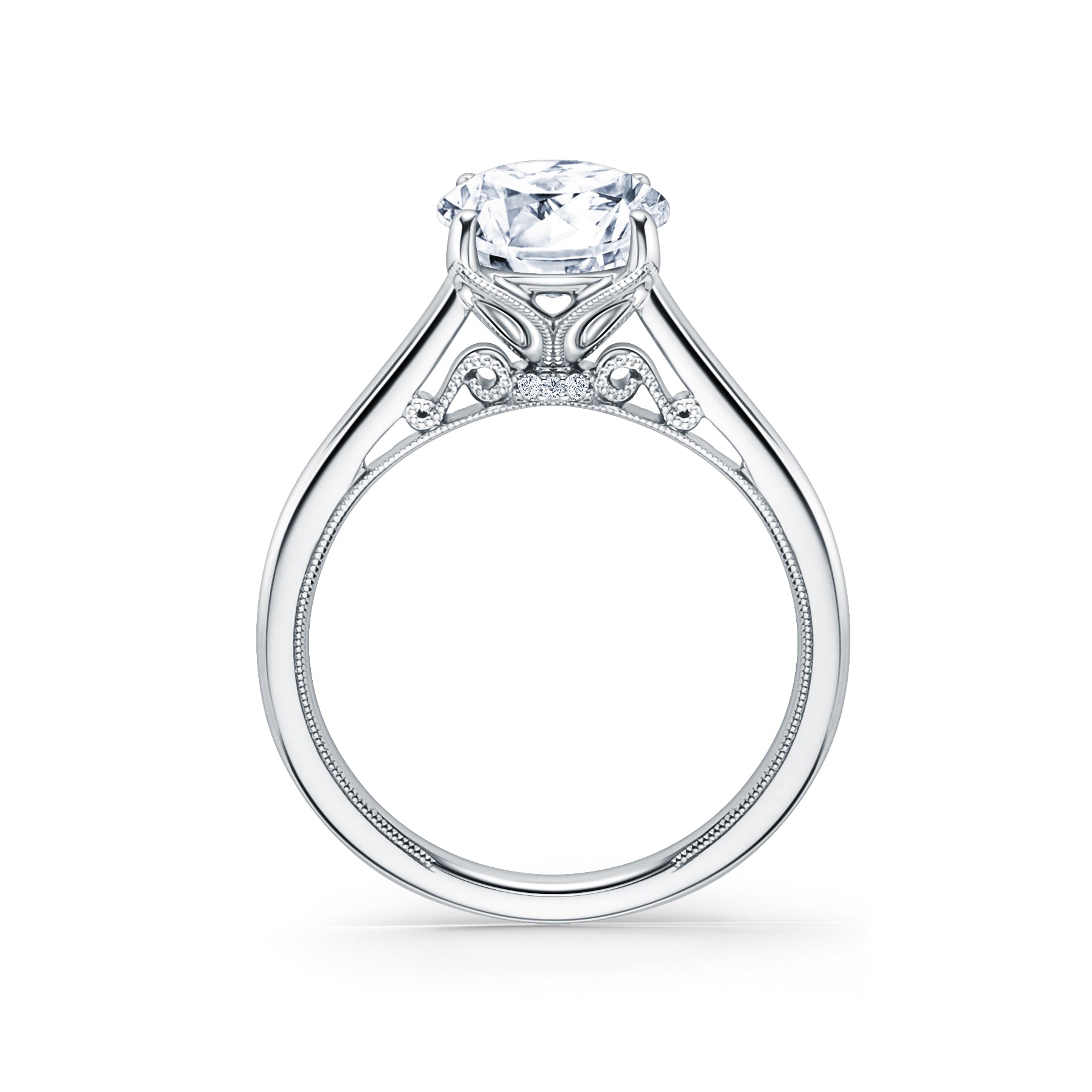 1920s Art Deco Filigree Diamond Floral Engagement Ring – Bella Rosa  Galleries