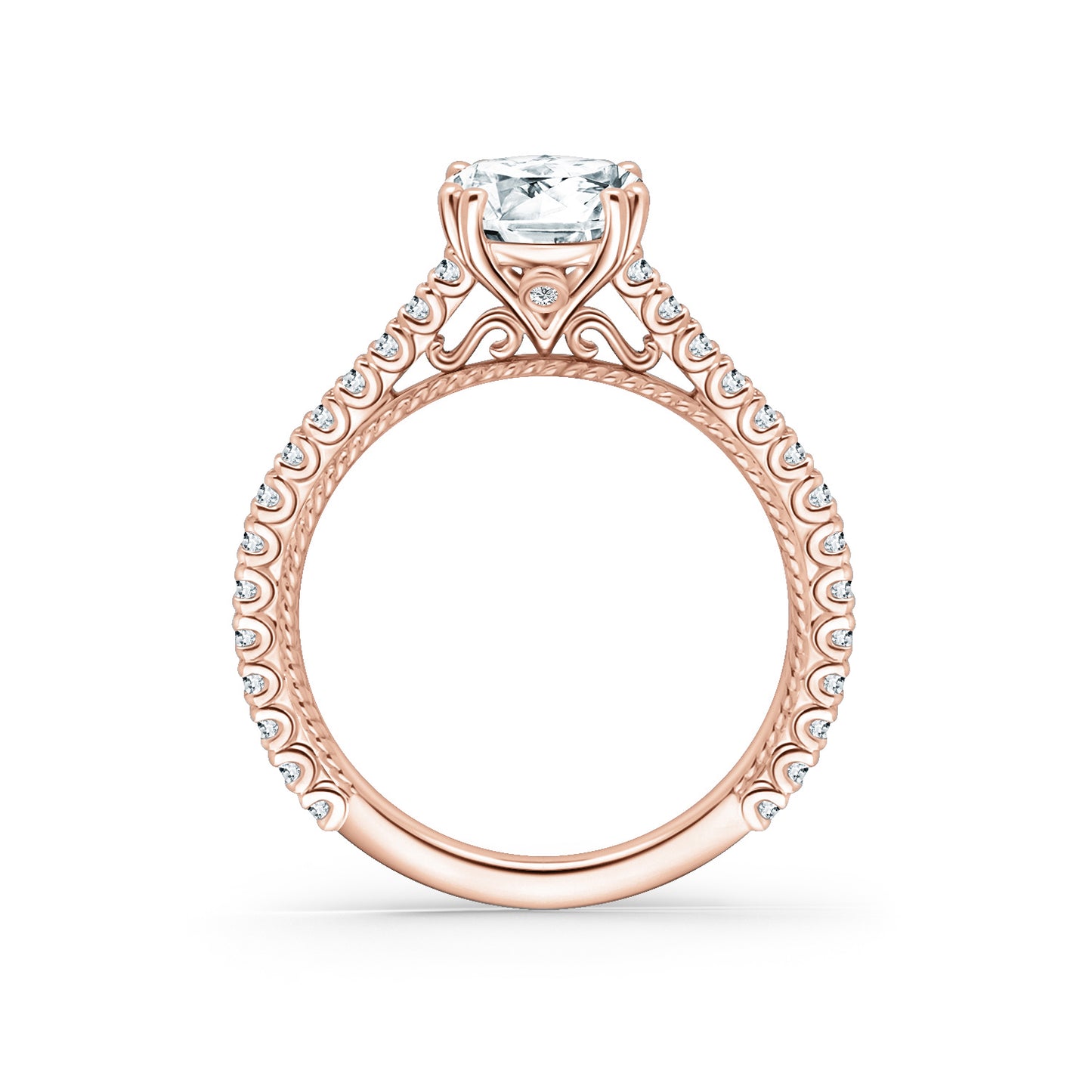 Rope Timeless Diamond Engagement Ring