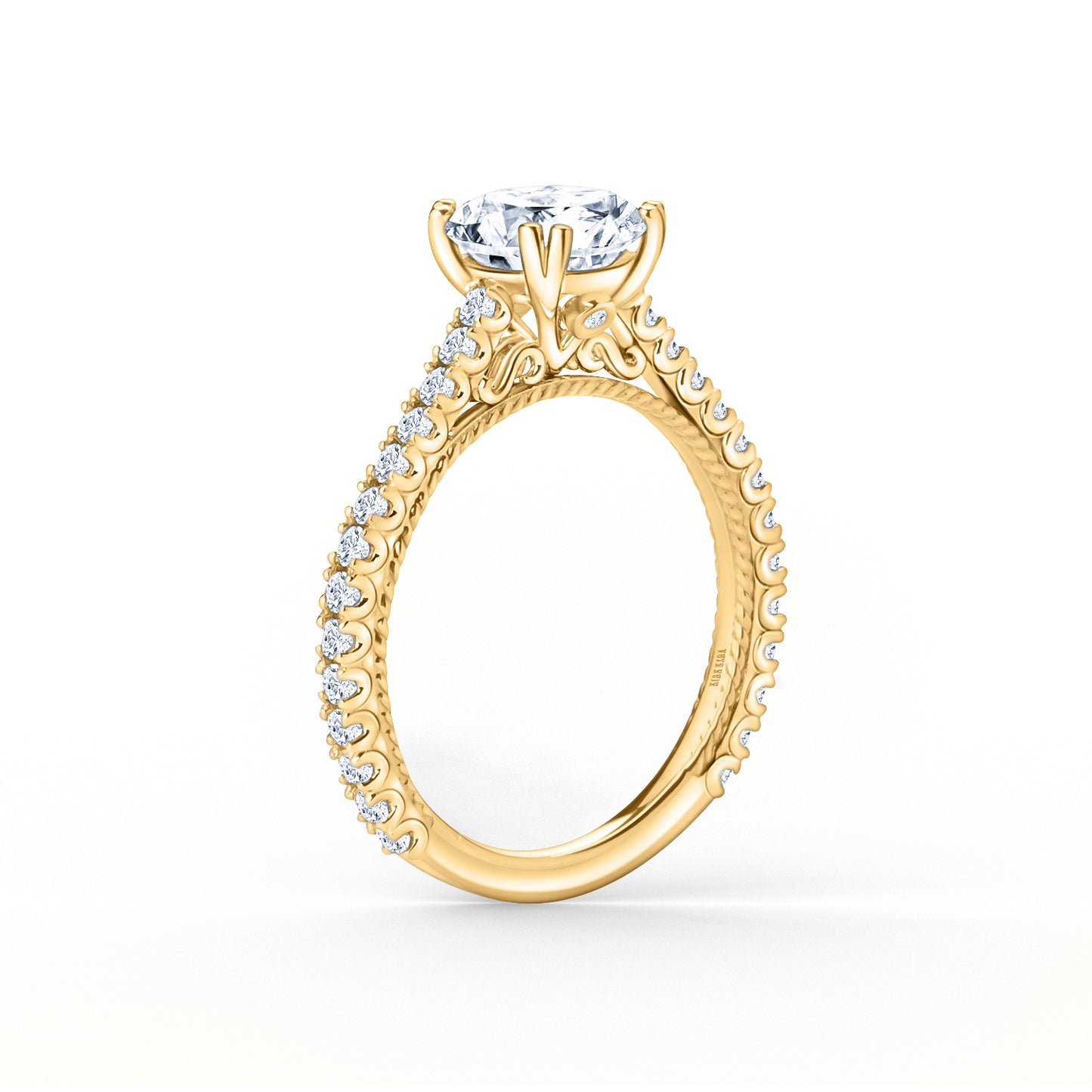 Rope Timeless Diamond Engagement Ring