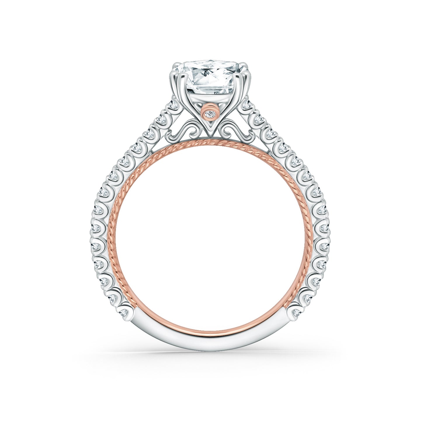 Rope Timeless Diamond Engagement Ring