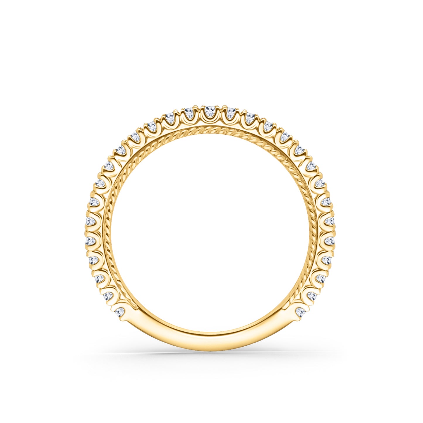 Rope Timeless Diamond Wedding Band