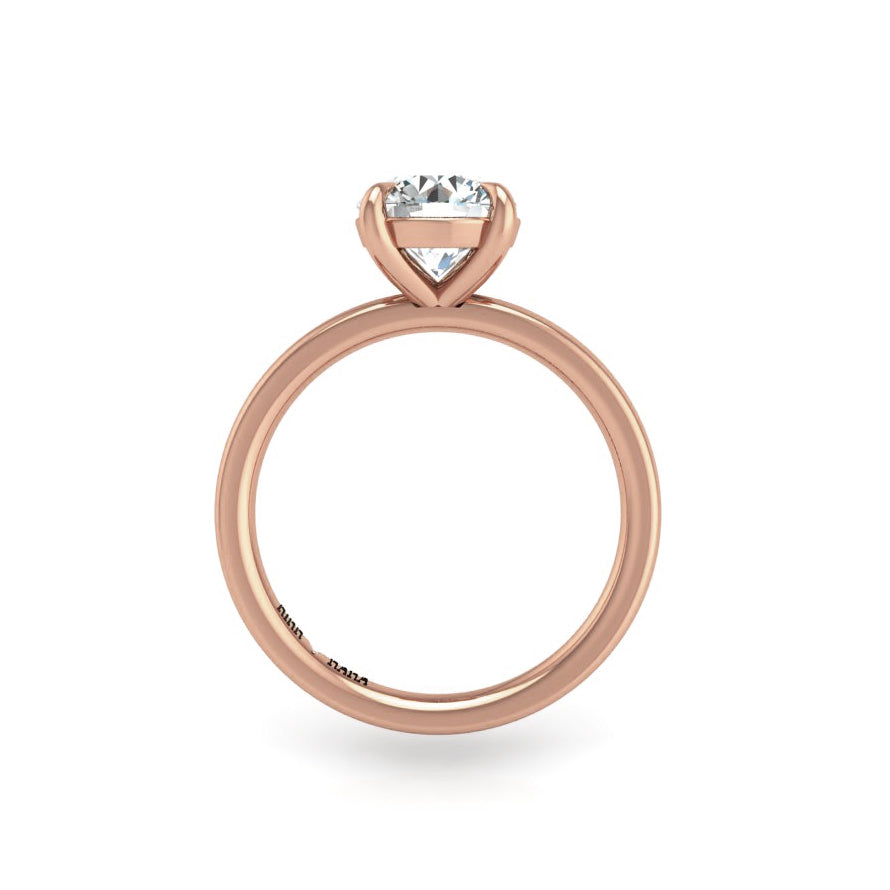 Preset Solitaire Round Lab Diamond Engagement Ring