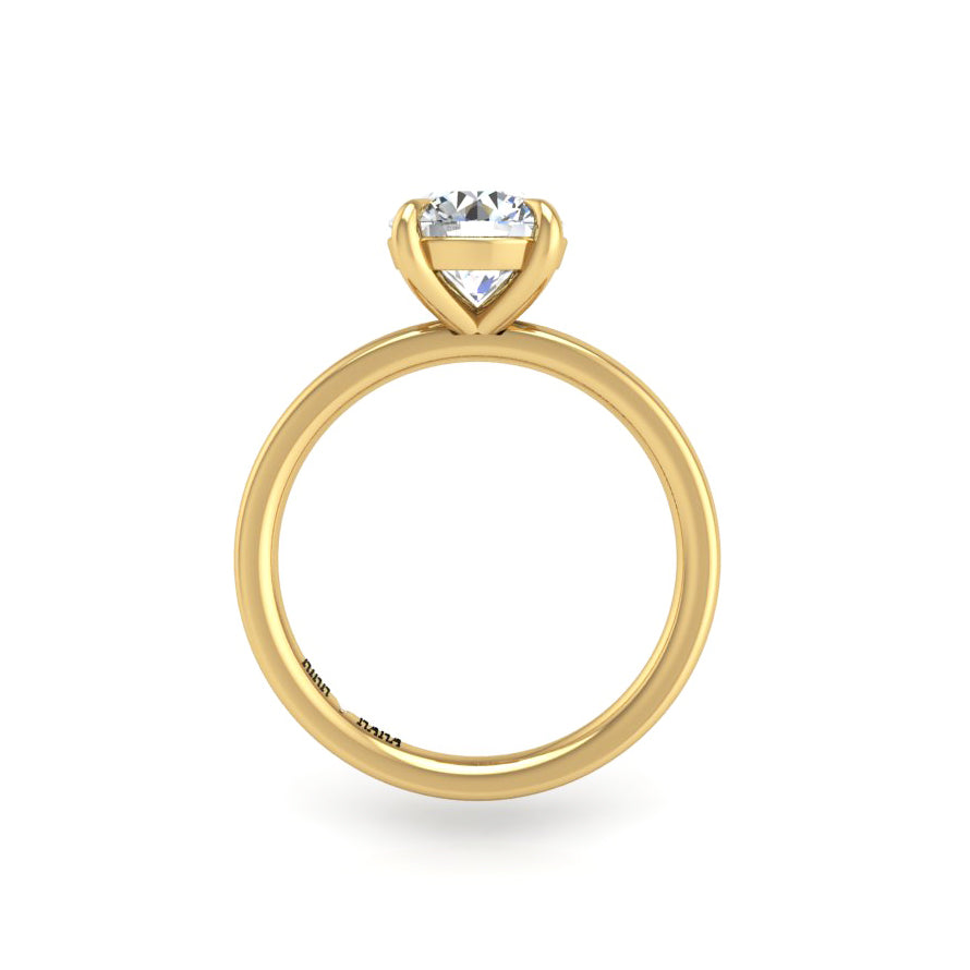 Preset Solitaire Round Lab Diamond Engagement Ring